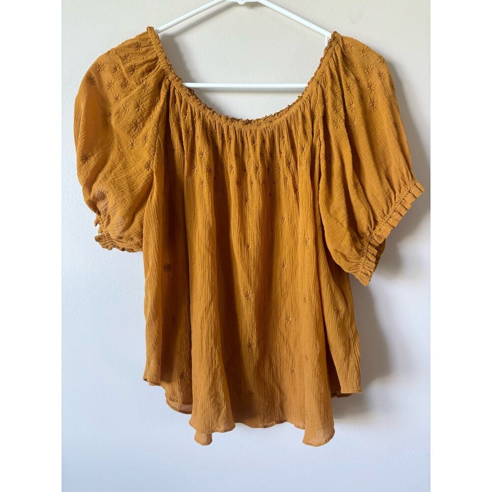 DOEN Anise Top in Golden Hour Embroidered Floral S - Picture 4 of 10